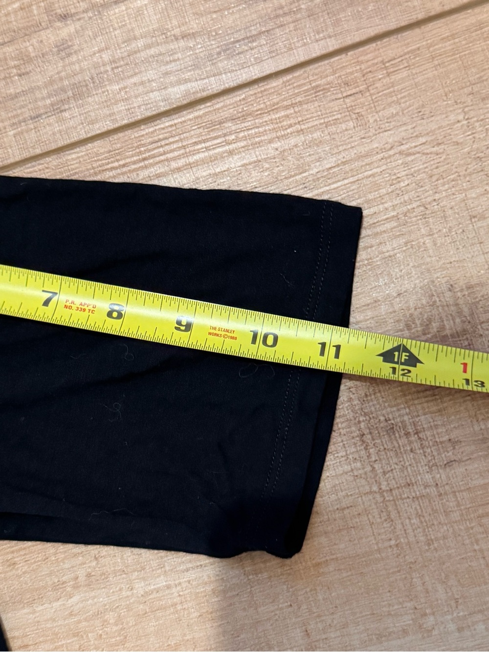Eileen Fisher Black V-Neck Elbow Sleeve A-Line Swing Tunic M - Picture 8 of 9